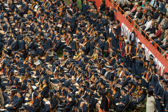 Crowd at the Dome for Convocation, 2019