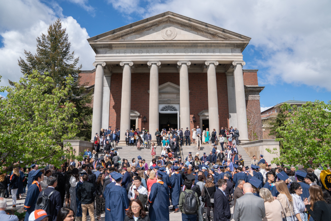 Hendricks Chapel, Convocation Crowd, 2019