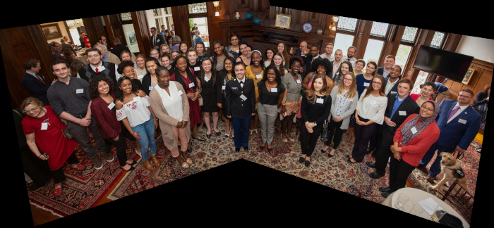 Scholars and Mentors Recognition Reception at The Chancellors House 2018 